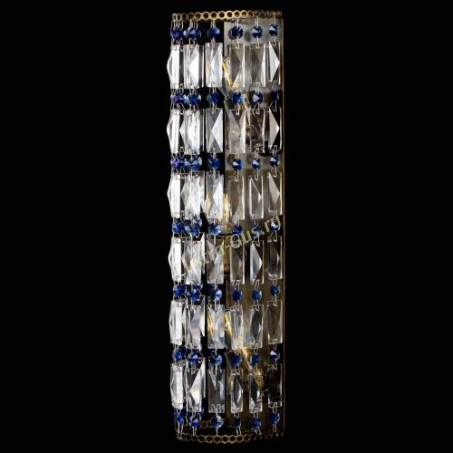Бра Прямоугольник пластинка под бронзу Синяя в Нижнем Новгороде Гусь Хрустальный