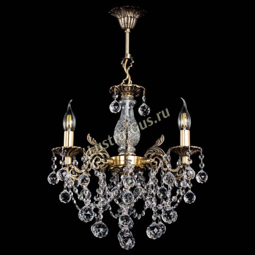 Люстра бронзовая Алфея №3/1 Шар в Нижнем Новгороде Гусь Хрустальный