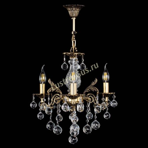 Люстра бронзовая Алфея №3/2 Шар в Нижнем Новгороде Гусь Хрустальный