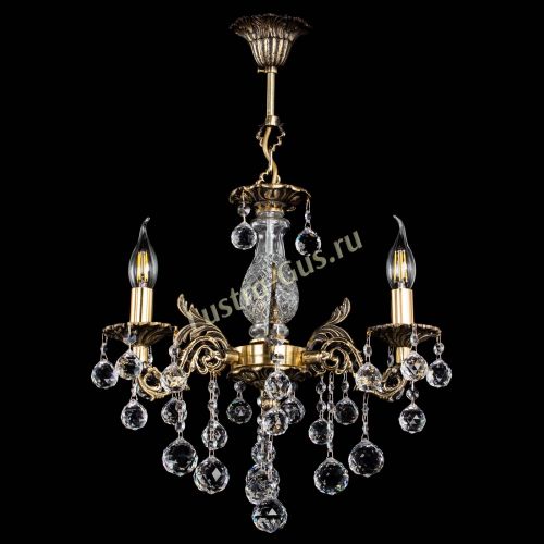 Люстра бронзовая Алфея №3/2 Шар в Нижнем Новгороде Гусь Хрустальный