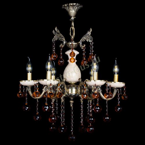 Люстра бронзовая Алфея №5 с камнем шар чайная в Нижнем Новгороде Люстра бронзовая Алфея №5 с камнем шар чайная в Нижнем Новгороде