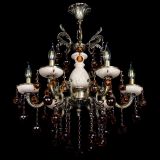 Люстра бронзовая Алфея №5 с камнем шар чайная в Нижнем Новгороде Люстра бронзовая Алфея №5 с камнем шар чайная в Нижнем Новгороде