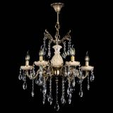 Люстра бронзовая Алфея №6 с камнем шар в Нижнем Новгороде