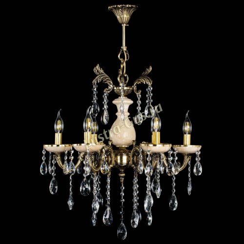 Люстра Алфея №6 с камнем журавлик в Нижнем Новгороде Гусь Хрустальный