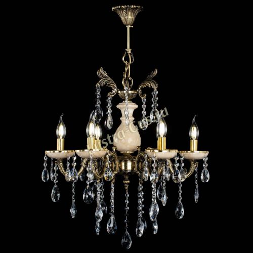 Люстра Алфея №6 с камнем журавлик в Нижнем Новгороде Гусь Хрустальный