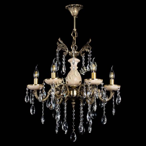 Люстра Алфея №6 с камнем журавлик в Нижнем Новгороде Гусь Хрустальный