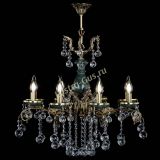 Люстра бронзовая Алфея Малахит №8 шар в Нижнем Новгороде