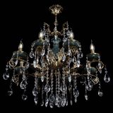 Люстра бронзовая Алфея Малахит №8 журавлик в Нижнем Новгороде