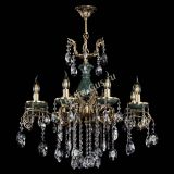 Люстра бронзовая Алфея Малахит №8 звездочка в Нижнем Новгороде