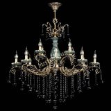 Люстра бронзовая Алфея Малахит №12 шар черная в Нижнем Новгороде