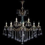 Люстра бронзовая Алфея Малахит №12 шар в Нижнем Новгороде