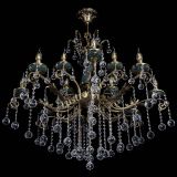 Люстра бронзовая Алфея Малахит №12 шар в Нижнем Новгороде