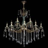 Люстра бронзовая Алфея Малахит №12 журавлик в Нижнем Новгороде