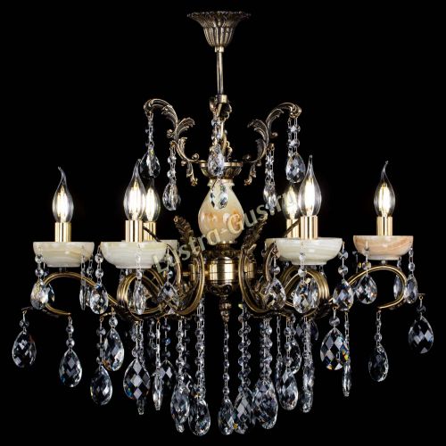 Люстра бронзовая Алфея Оникс №6/2 баден в Нижнем Новгороде Гусь Хрустальный