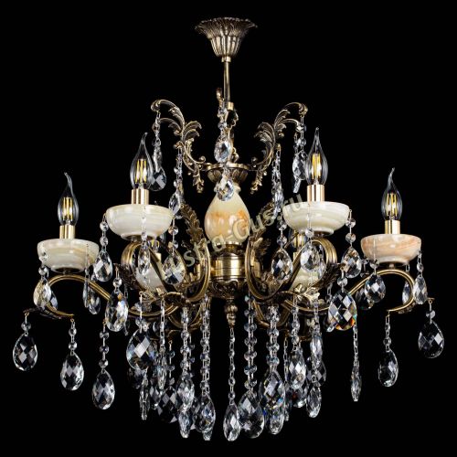 Люстра бронзовая Алфея Оникс №6/2 баден в Нижнем Новгороде Гусь Хрустальный