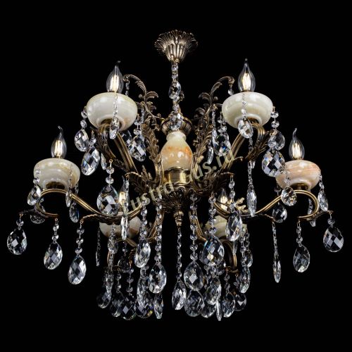 Люстра бронзовая Алфея Оникс №6/2 баден в Нижнем Новгороде Гусь Хрустальный