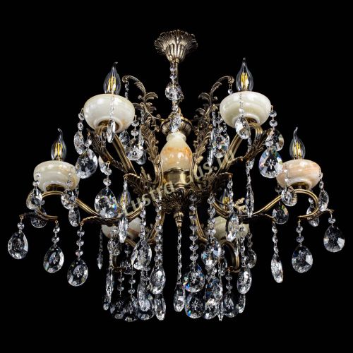 Люстра бронзовая Алфея Оникс №6/2 звездочка в Нижнем Новгороде Гусь Хрустальный