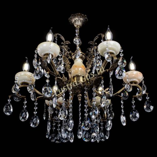 Люстра бронзовая Алфея Оникс №6/2 звездочка в Нижнем Новгороде Гусь Хрустальный