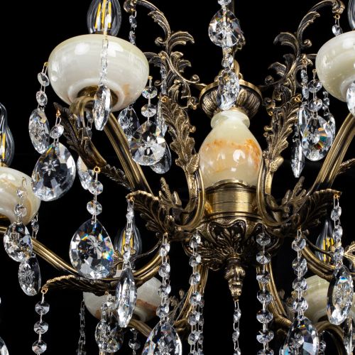 Люстра бронзовая Алфея Оникс №6/2 звездочка в Нижнем Новгороде Гусь Хрустальный