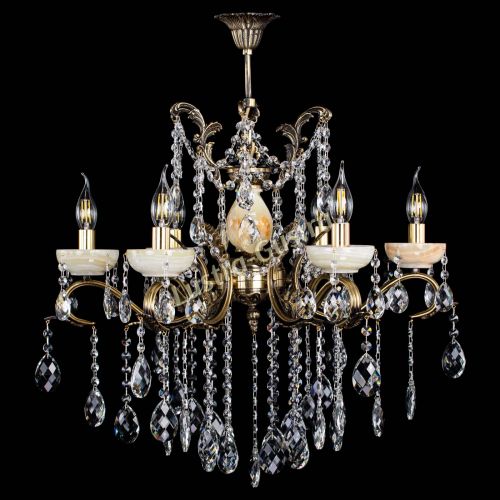 Люстра бронзовая Алфея Оникс №6 баден в Нижнем Новгороде Гусь Хрустальный