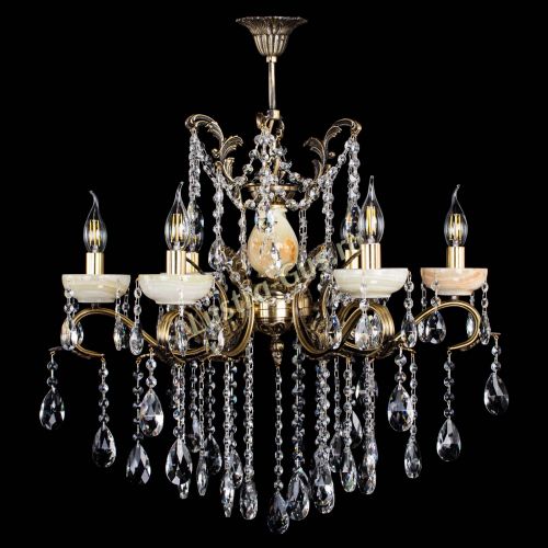 Люстра бронзовая Алфея Оникс №6 журавлик в Нижнем Новгороде Гусь Хрустальный