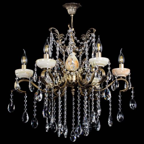 Люстра бронзовая Алфея Оникс №6 журавлик в Нижнем Новгороде Гусь Хрустальный