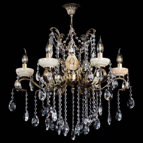 Люстра бронзовая Алфея Оникс №6 звездочка в Нижнем Новгороде Гусь Хрустальный