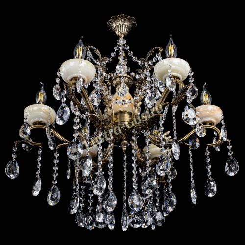 Люстра бронзовая Алфея Оникс №6 звездочка в Нижнем Новгороде Гусь Хрустальный