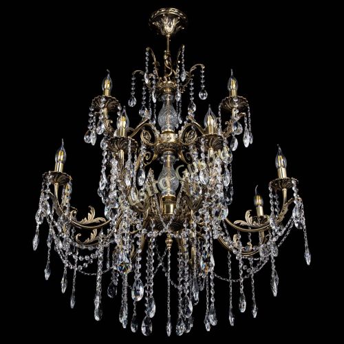 Люстра бронзовая Кассандра Алфея №12 журавлик в Нижнем Новгороде Гусь Хрустальный