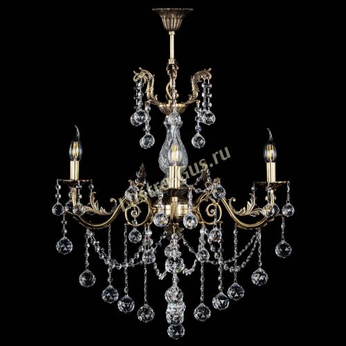 Люстра бронзовая Кассандра Алфея №3/1 шар в Нижнем Новгороде Гусь Хрустальный