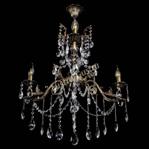 Люстра бронзовая Кассандра Алфея №3/1 журавлик в Нижнем Новгороде Гусь Хрустальный