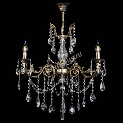 Люстра бронзовая Кассандра Алфея №3/1 звездочка в Нижнем Новгороде Гусь Хрустальный