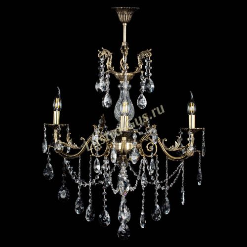 Люстра бронзовая Кассандра Алфея №3/1 звездочка в Нижнем Новгороде Гусь Хрустальный