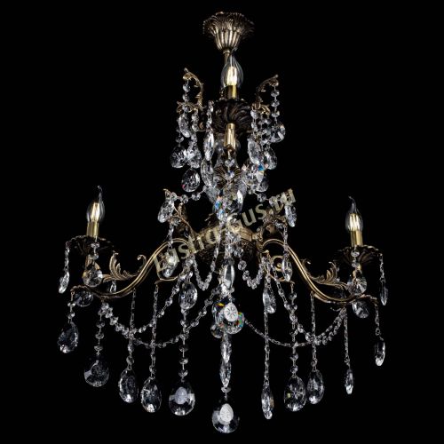 Люстра бронзовая Кассандра Алфея №3/1 звездочка в Нижнем Новгороде Гусь Хрустальный