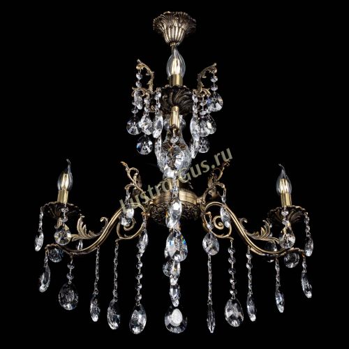 Люстра бронзовая Кассандра Алфея №3/2 звездочка в Нижнем Новгороде Гусь Хрустальный