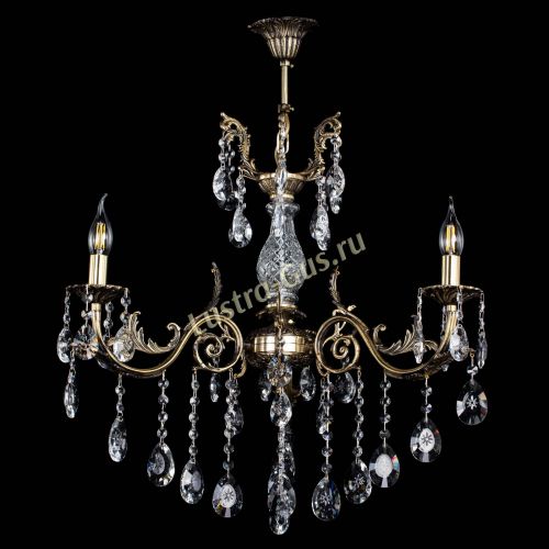 Люстра бронзовая Кассандра Алфея №3/2 звездочка в Нижнем Новгороде Гусь Хрустальный