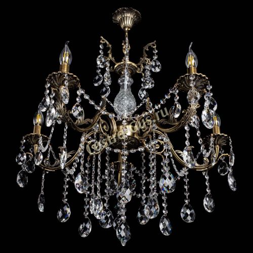 Люстра бронзовая Кассандра Алфея №5/1 баден в Нижнем Новгороде Гусь Хрустальный