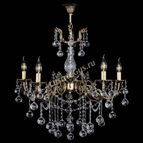 Люстра бронзовая Кассандра Алфея №5/1 шар в Нижнем Новгороде Гусь Хрустальный