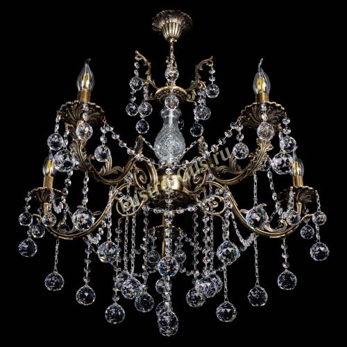 Люстра бронзовая Кассандра Алфея №5/1 шар в Нижнем Новгороде Гусь Хрустальный