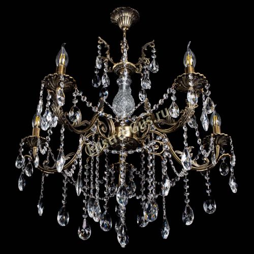 Люстра бронзовая Кассандра Алфея №5/1 журавлик в Нижнем Новгороде Гусь Хрустальный