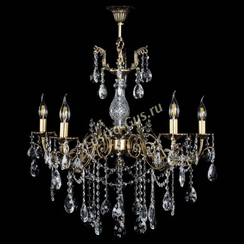 Люстра бронзовая Кассандра Алфея №5/1 звездочка в Нижнем Новгороде Гусь Хрустальный