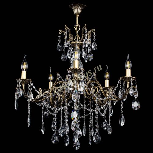 Люстра бронзовая Кассандра Алфея №5/1 звездочка в Нижнем Новгороде Гусь Хрустальный