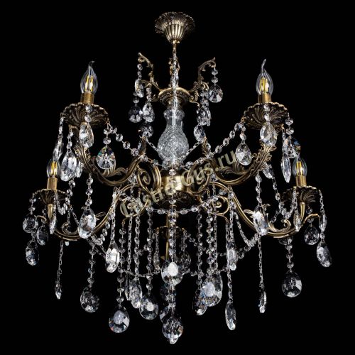 Люстра бронзовая Кассандра Алфея №5/1 звездочка в Нижнем Новгороде Гусь Хрустальный