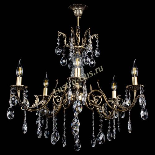Люстра бронзовая Кассандра Алфея №5/2 баден в Нижнем Новгороде Гусь Хрустальный