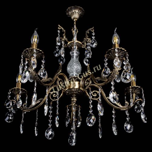 Люстра бронзовая Кассандра Алфея №5/2 баден в Нижнем Новгороде Гусь Хрустальный