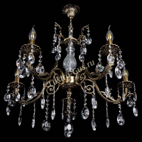 Люстра бронзовая Кассандра Алфея №5/2 звездочка в Нижнем Новгороде Гусь Хрустальный