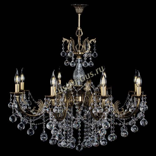 Люстра бронзовая Кассандра Алфея №8/1 шар в Нижнем Новгороде Гусь Хрустальный