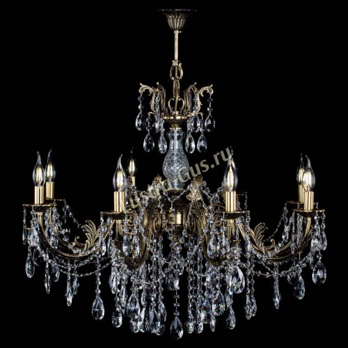 Люстра бронзовая Кассандра Алфея №8/1 журавлик в Нижнем Новгороде Гусь Хрустальный