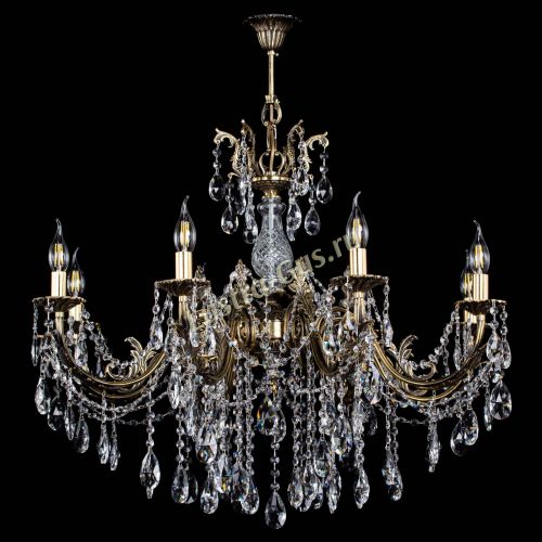 Люстра бронзовая Кассандра Алфея №8/1 журавлик в Нижнем Новгороде Гусь Хрустальный