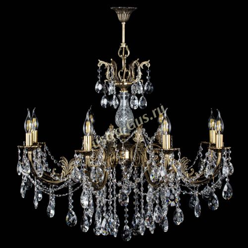 Люстра бронзовая Кассандра Алфея №8/1 звездочка в Нижнем Новгороде Гусь Хрустальный